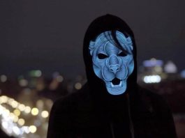 maschera a led