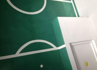 Un bagno a prova di gol