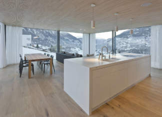 HI-MACS® per una villa unifamiliare a Termen (Svizzera) Villa unifamiliare a Termen (Svizzera)