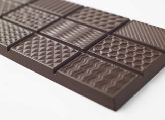 Chocolatexturebar & Chocolamixture by Nendo (by | n)