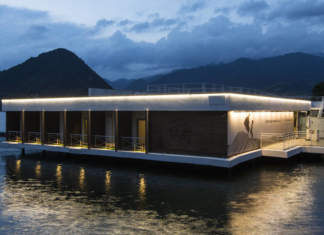 Platek per Christo e The Floating Piers sul Lago d’Iseo