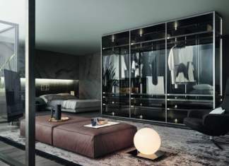 Scultoreo e leggero: Cover freestanding by Rimadesio