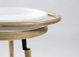 Luca Maci omaggia la Sicilia con il tavolino Conca