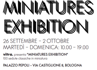 Miniature Exhibition – 100 sedute classiche Miniatures Exhibition