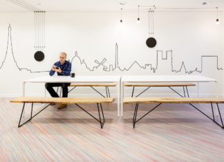 La luce di Vibia alla Parisienne Assurances