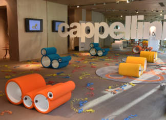 Cappellini a Parigi rende omaggio alla Tube Chair di Joe Colombo