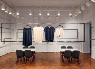 Linea Light Group per lo showroom VINCE a Parigi