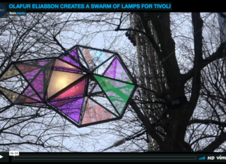 Olafur Eliasson illumina il parco Tivoli a Copenaghen
