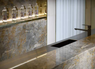 I marmi Antolini per uno spazio bar di Alessandro La Spada