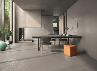 La materia è protagonista con Resina di Casalgrande Padana