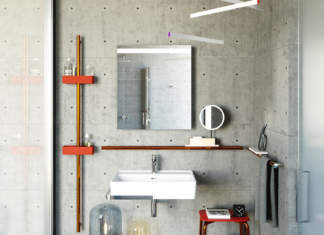 Sistema d’arredo bagno HUG by Ponte Giulio Ponte Giulio
