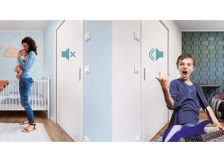 Acoustic 38 dB, design e comfort acustico by Eclisse