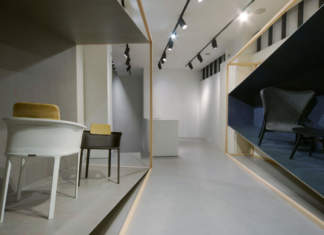 Patrick Norguet per lo showroom di Lea Ceramiche a Milano Ceramiche Lea
