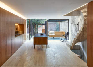 American cherry Ahec per una residenza privata a Londra © Amin Taha Architects
