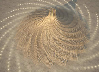 Galaxia: il Tempio di Mamou-Mani al Burning Man Festival 2018