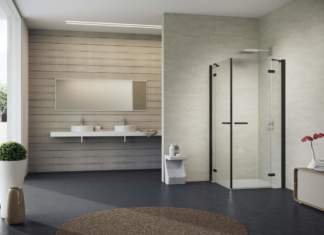 Profili neri che slanciano il vetro: Gallery 3000 by duka