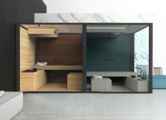 ChillOut, la sauna hammam di Glass 1989 by Meneghello Paolelli Associati