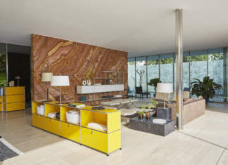 USM per il Mies van der Rohe Pavillion a Barcellona