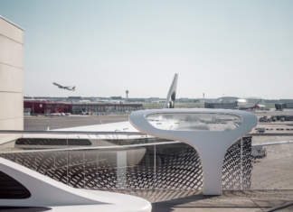 HI-MACS per la nuova terrazza Open Air Deck all’aeroporto di Francoforte
