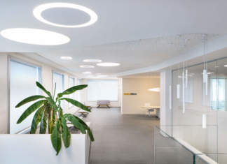 Linea Light Group per l’Istituto Raffles a Milano ©Andrea Badoni