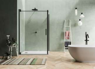 Blackberry: il nero opaco nell’ambiente bagno BluBleu