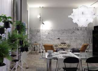 WallPepper per “Interno Milanese”, la mostra di Zanotta e Salvioni