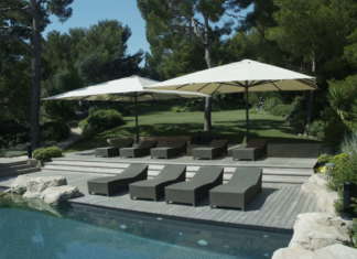 Magnum, struttura ombreggiante per grandi superfici by Poggesi