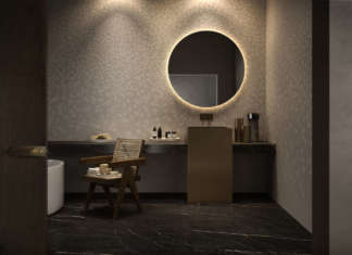 Wonderwall by Cotto d’Este: il grès porcellanato imita la carta da parati