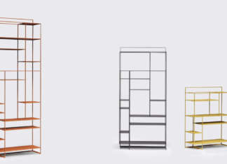 Levia, libreria dagli incastri geometrici by Ronda Design