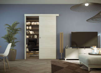 Xterna by Scrigno, soluzione per porte scorrevoli esterno muro