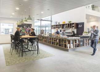 HI-MACS per il Bells Café ad Amsterdam