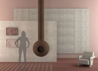 Arazzi by Matteo Brioni: finiture continue in argilla