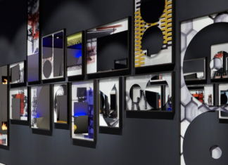 Collage, una sovrapposizione di frammenti sugli specchi antoniolupi