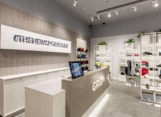 Hi-macs per lo store GRID sportsware in Romania