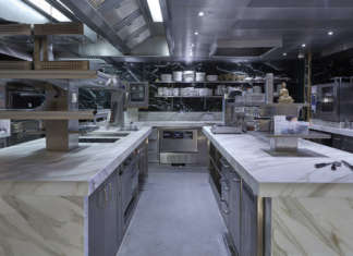 Neolith per il ristorante Goud di Herman Den Blijker a Rotterdam