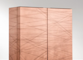 La nuova madia Graffio di De Castelli by Paolo Benevelli ©Alberto Parise