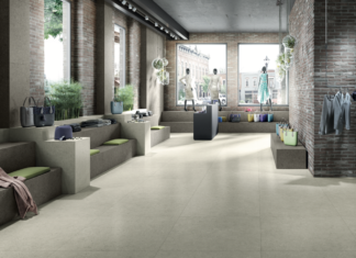 Grandi lastre MaxFine Cluster, matericità e movimento