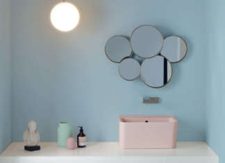 Acquarella, la collezione di lavabi colorati matt by Colavene