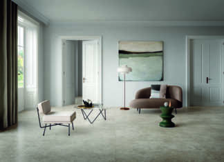 Atlantic Grey, maxi lastre glamour di Fiandre Architectural Surfaces