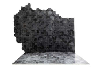 Una trama creata da tessere e fughe: POLIGONI by Friul Mosaic