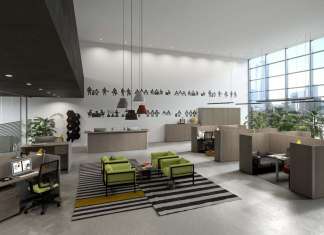 Kamos by Newform Ufficio per gli spazi lavorativi di grandi dimensioni