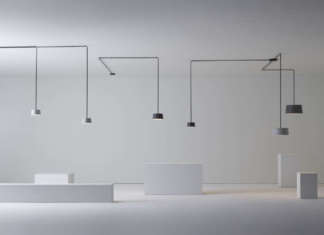 Il sistema luminoso Tube, firmato Ichiro Iwasaki per Vibia