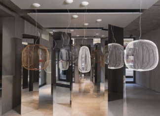Spokes by Foscarini, volume leggero e morbido