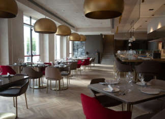 Pedrali per il ristorante N10 experience di Del Piero a Milano