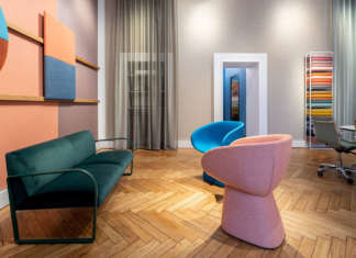 Lo showroom di Vescom a Milano
