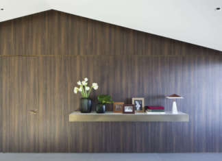 Dettagli pregiati per Villa Emma progettata da Mario Mazzer Architects ©Filippo Bamberghi