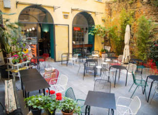 Gli arredi Et al. per lo spazio Amblé a Firenze