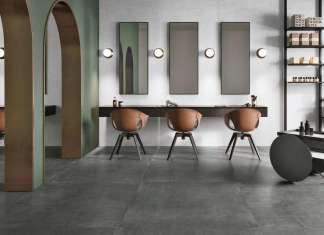 Texture ricercate nelle nuove collezioni di Ceramiche Refin