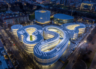 Simonswerk per il nuovo Campus Bocconi di Milano ©Marco de Bigontina