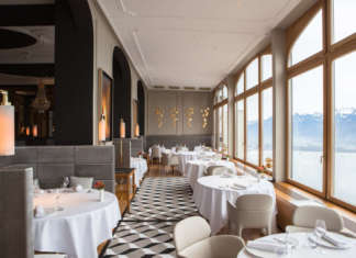 Pedrali per il ristorante La Bellevue di Montreux